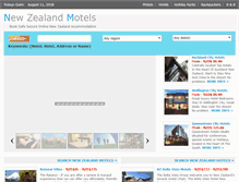 Tablet Screenshot of newzealandmotel.co.nz